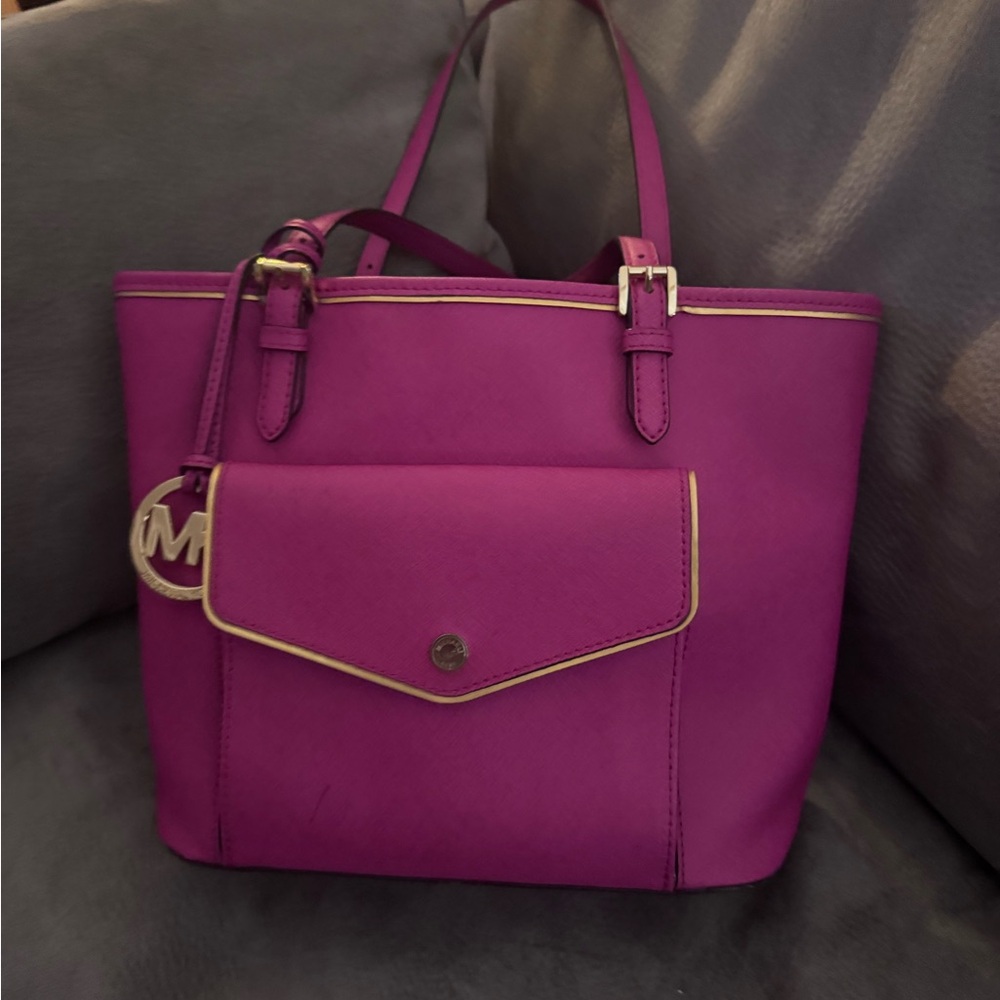 Michael Kors Fuchsia Tote Bag
